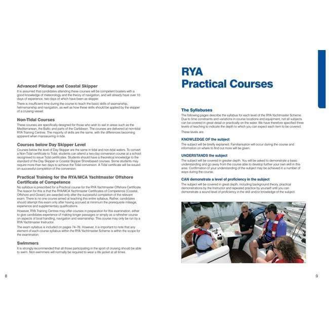 RYA Yachtmaster® Scheme Syllabus and Logbook - Image 5